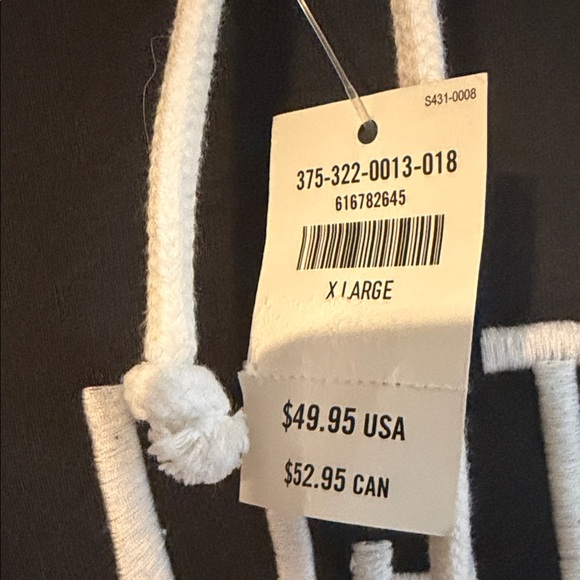 NWT Hollister Men's Dark Gray Hoodie Size XL - Picture 2 of 5